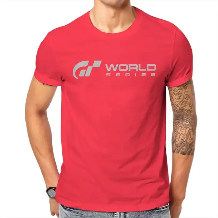 T-shirt gris Gran Turismo World Series pour homme