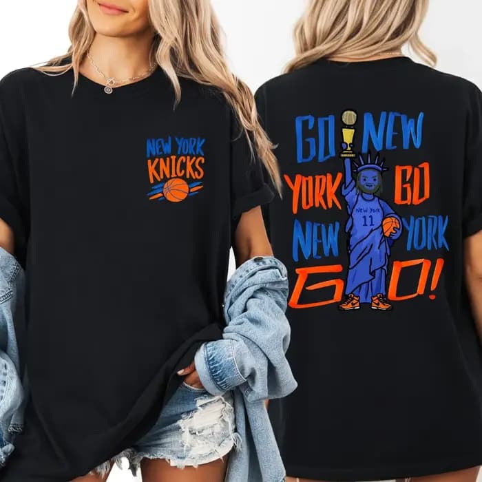 T-shirt graphique Jalen Brunson New York NY-Knicks Go pour hommes et femmes
