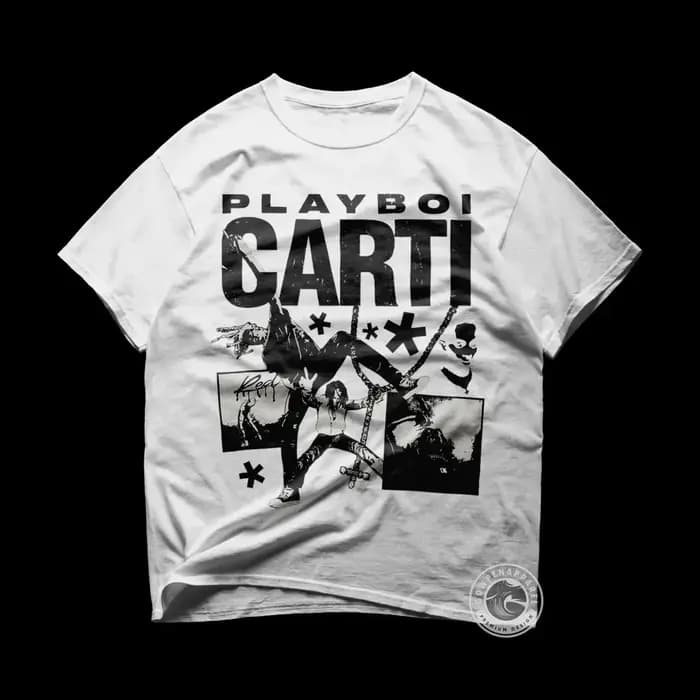 Hip Hop hommes col rond haut Vintage Playboi Carti chemise Playboi Carti T-shirt Playboi Carti T-shi