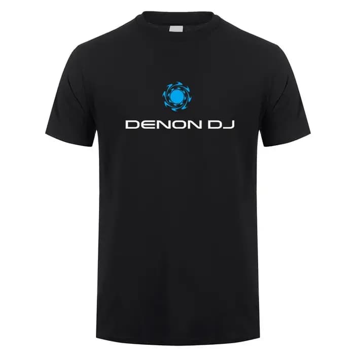 Denon Dj t-shirt été hommes coton col rond à manches courtes joueur médias T-shirts homme hauts LH-303