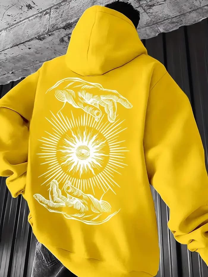 Sweat-shirt à capuche personnalisé à thème sombre pour hommes
