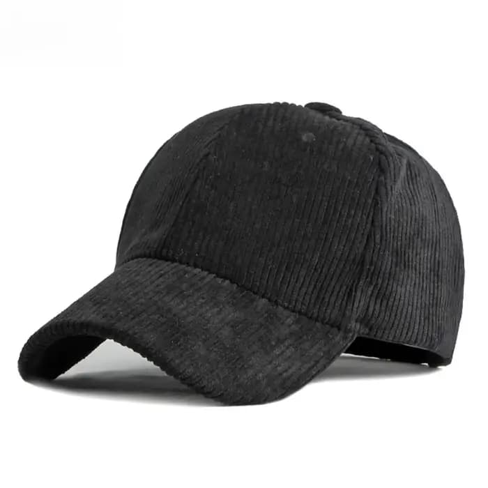Casquette de Baseball en Velours Côtelé pour Homme