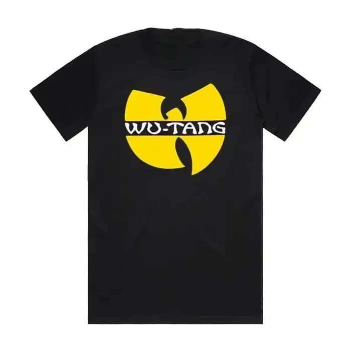 T-shirt décontracté Wu-Tang Clan rétro des années 90, t-shirt unisexe à col rond en coton à manches