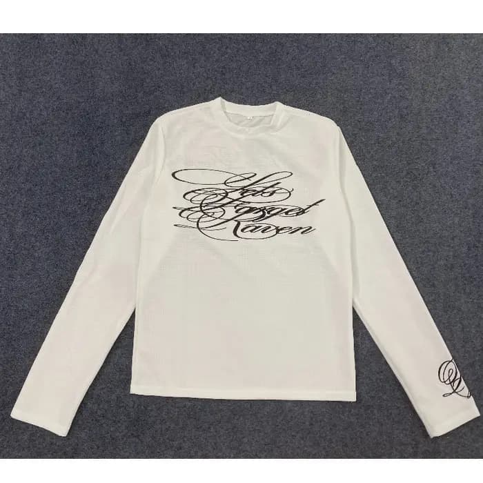 T-shirt tricoté à manches longues pour hommes et femmes