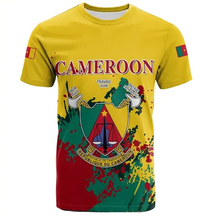 T-shirt graphique imprimé en 3D pour hommes et enfants
