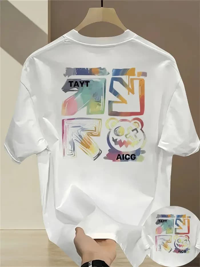 T-shirt pour homme 100% coton