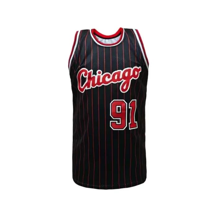 Hommes Chicago # Maillot de basket-ball imprimé 91
