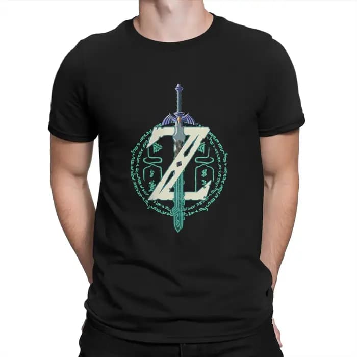 T-Shirt à Manches Courtes et Col Ras du Cou pour Homme