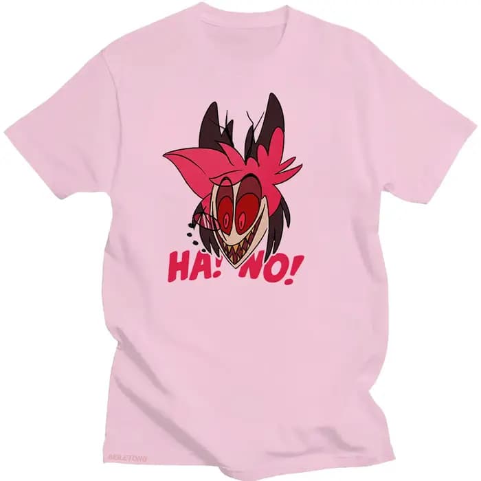 T-shirt en coton imprimé dessin animé Angel Dust