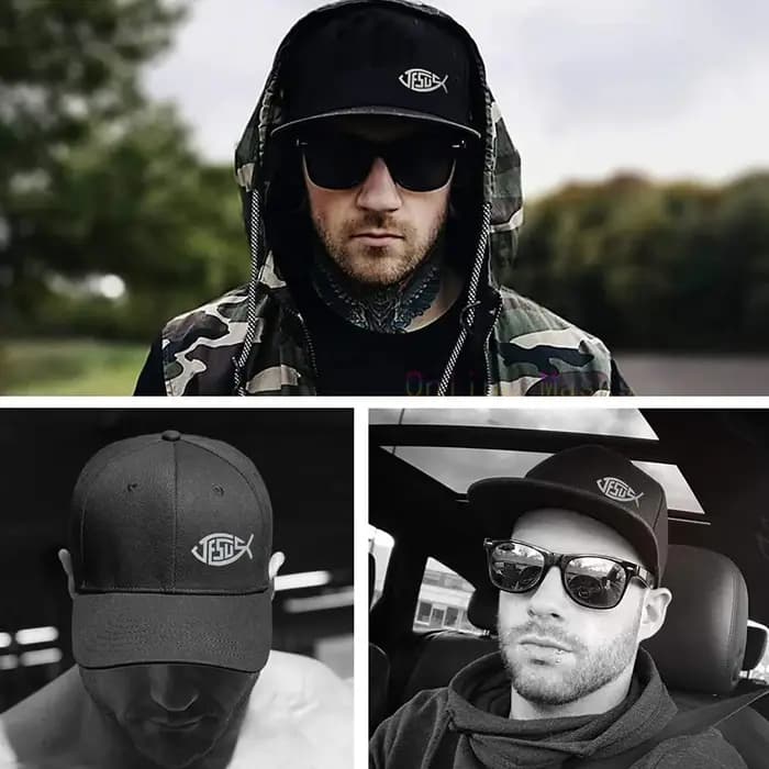 Casquette de baseball à visière plate pour hommes