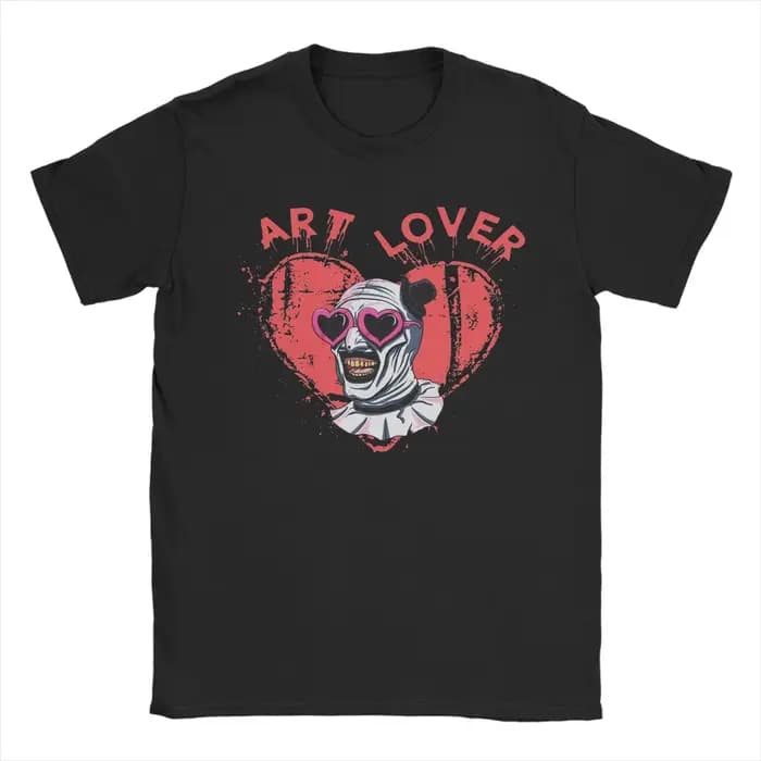 Clown horreur Terrifier T-Shirts pour hommes 100% coton Hipster