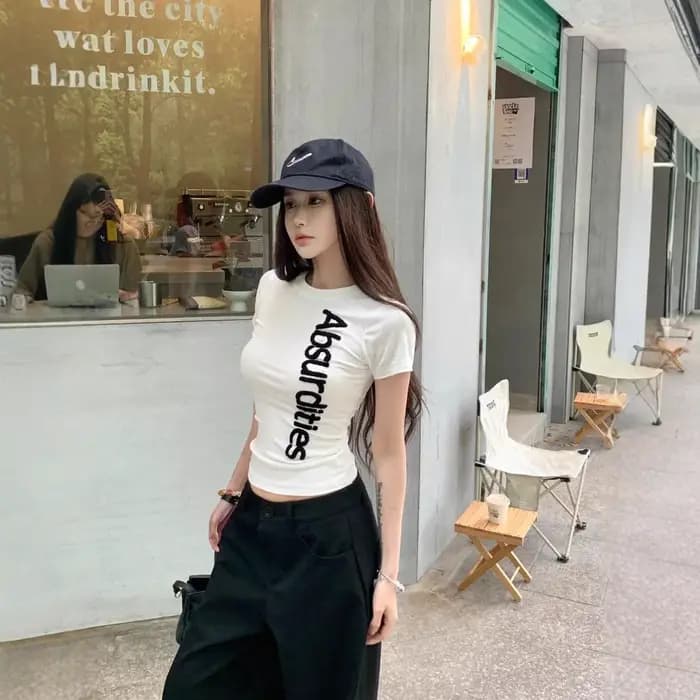 T-shirt d'été pour femme à manches courtes