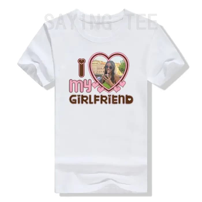 Hommes j'aime ma petite amie chemise pour vous T-Shirt petits amis
