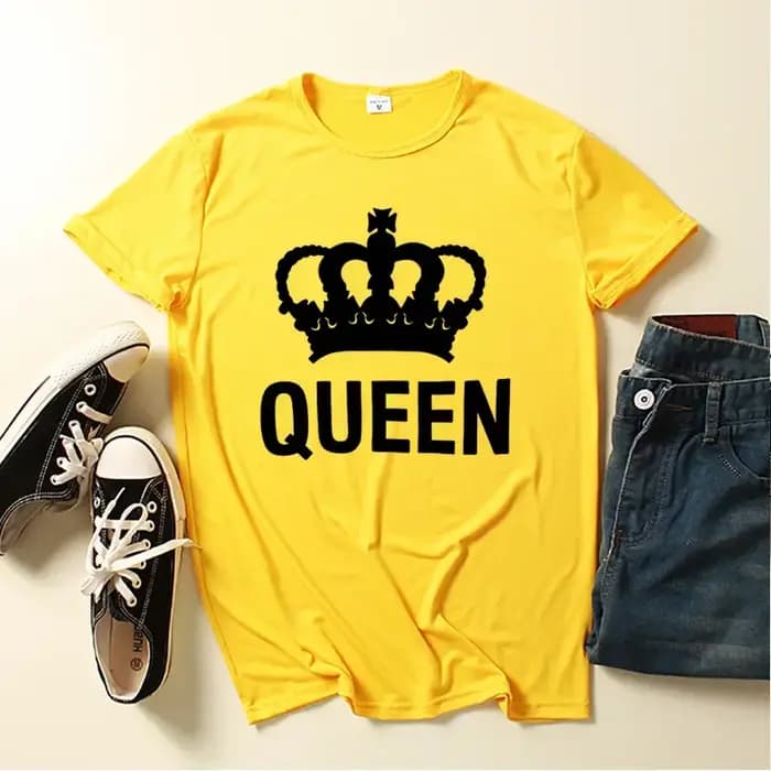 Nouvelle couronne roi reine T-shirt pour hommes et femmes t-shirts graphiques