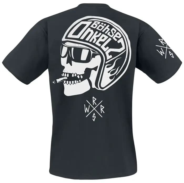 Allemand Heavy Metal Böhse Onkelz T-shirt Hommes Femmes Surdimensionné Y2k Rue Décontracté Coton Harajuku Haute Qualité Fmela Vêtements Mâle
