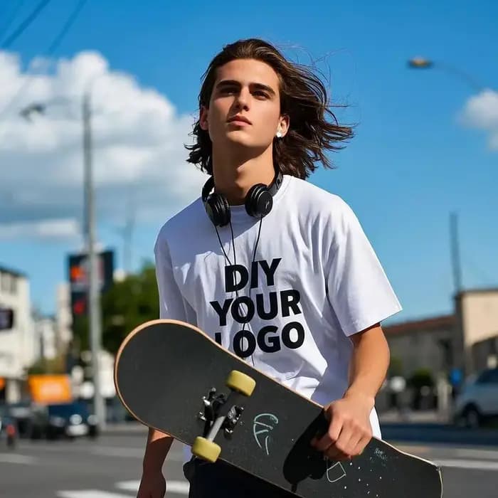 T-shirt personnalisé DTG impression 300GSM 100% coton hommes T-shirts de haute qualité ample décontracté femmes