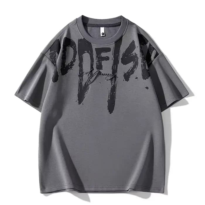 T-shirt à manches courtes épais style américain pour homme