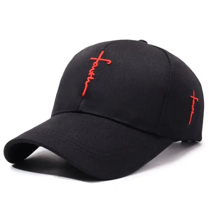 Casquette de baseball décontractée avec broderie croisée anglaise