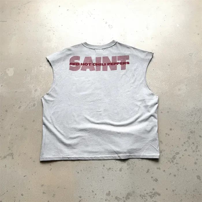 Saint RHCP T-shirt à manches coupées pour hommes et femmes