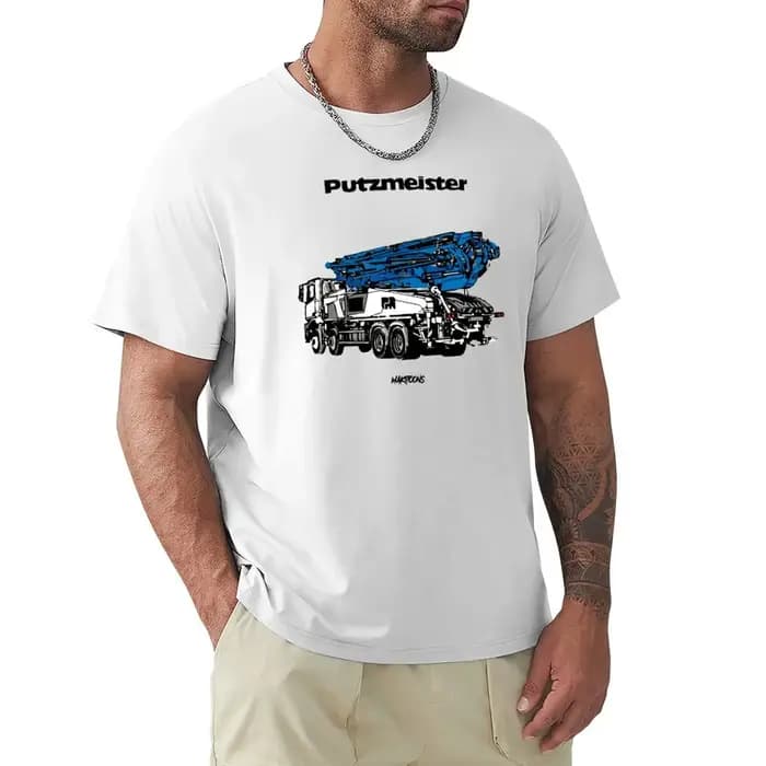 T-shirt bleu à manches courtes pour homme