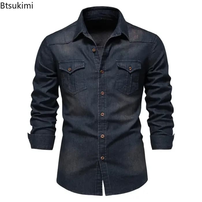 Nouvelle Chemise en Jean pour Homme