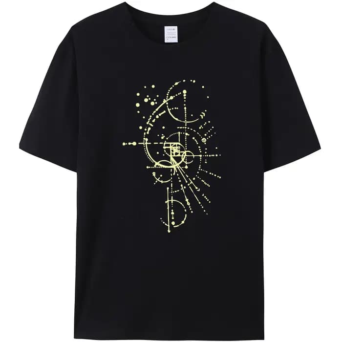 T-shirt décontracté imprimé à manches courtes pour homme