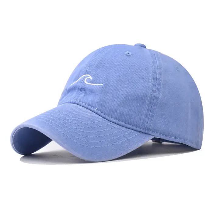 Casquette de Baseball brodée d'ondulation ondulée