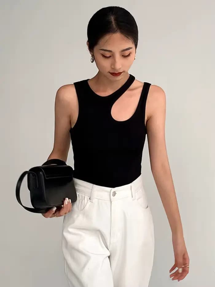 T-shirt court blanc Y2K pour femmes, vêtement estival et décontracté, à la mode, 2024