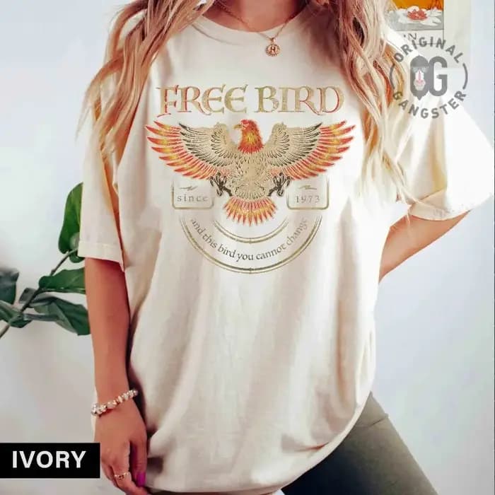 T-shirt Free Bird, T-shirt de groupe