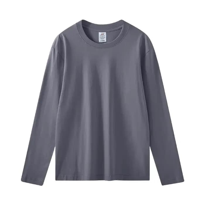 T-shirt femme manches longues col rond coton doux T-shirt solide Harajuku Streetwear mode coréenne printemps automne chemise hauts t-shirts
