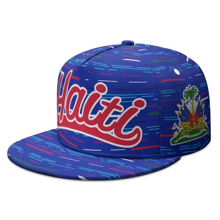 Casquette à visière plate Haïti