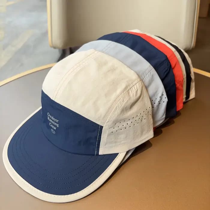 Nouvelle Casquette de Course 5 Panneaux 2026 Homme Femme Légère Séchage Rapide en Nylon Chapeau Sport Extérieur