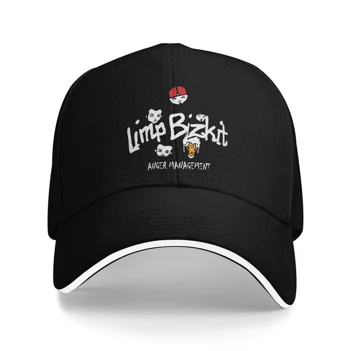 Casquette de baseball unisexe Limp Bizkit Album Graphic 2025 – Personnalisable avec logo, style Hip