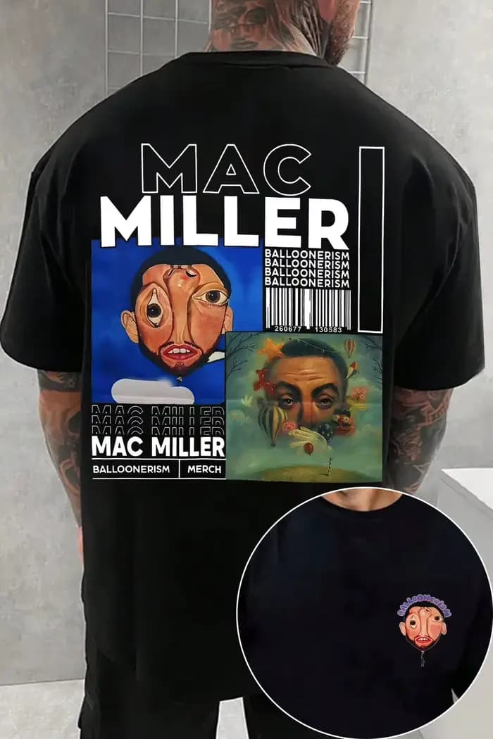 T-shirt graphique vintage Mac Miller 2026 pour homme et femme