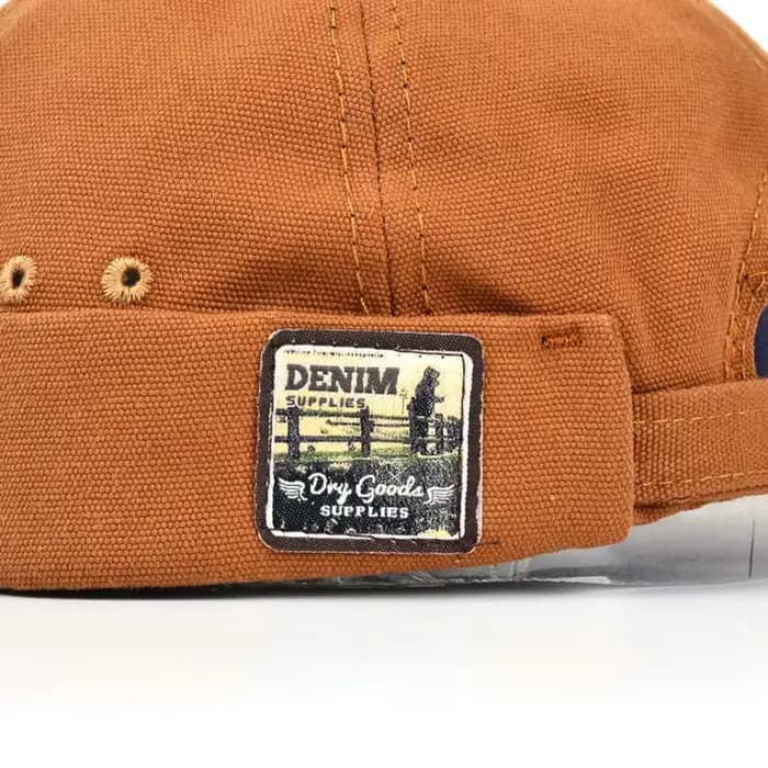 Bocca Vintage Docker casquette sans bords chapeau Skullcap rétro coton réglable couleur unie été automne printemps Hip Hop mode