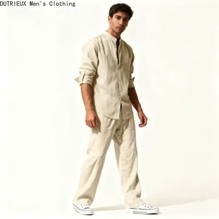 Chemise + pantalon surdimensionné à manches longues