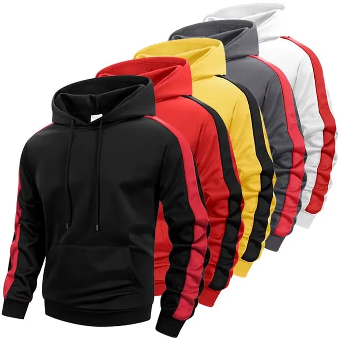 Sweat à capuche athlétique Colorblock Patchwork pour hommes