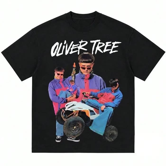 T-shirt commémoratif Oliver Tree 2026 RIP – Hommage au crash de l'hélicoptère d'Oliver