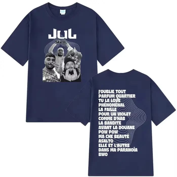 T-shirt unisexe en coton 100% style hip-hop graphique tendance pour l'été, coupe ample décontractée,