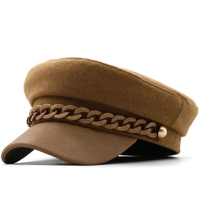Casquette octogonale Simple pour femmes