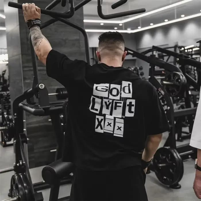 XXX LYFT JOINT T-shirt pour hommes été Gym haute qualité t-shirts d'entraînement de rue
