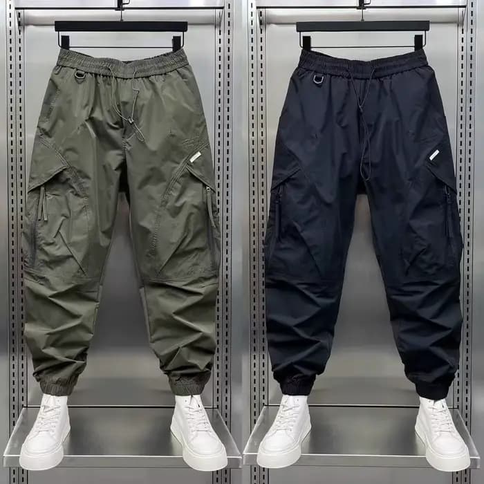 2025 nouveau pantalon de Jogging homme automne vert noir