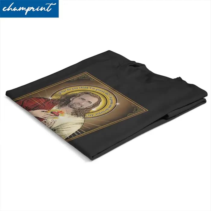 T-shirt à col rond à manches courtes pour hommes, Saint Nicolas Jos, Notre sagesse nationale, Vêtements en coton, Mode, Cadeau d'urgence