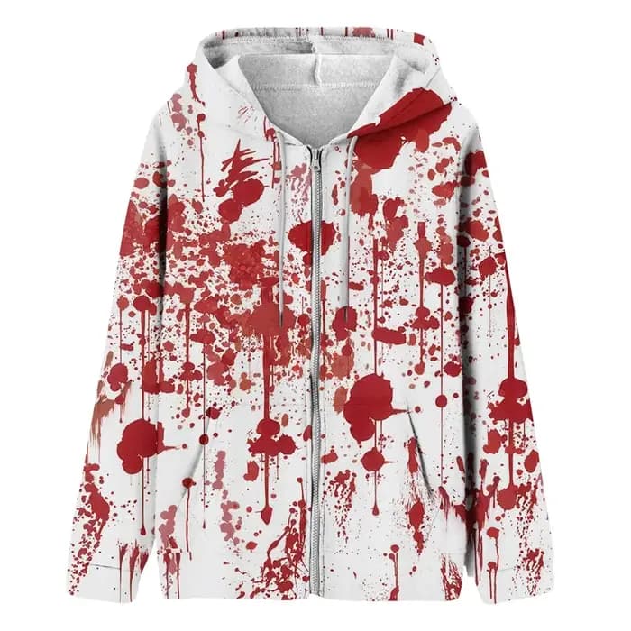 Sweat à capuche zippé à manches longues pour hommes et femmes