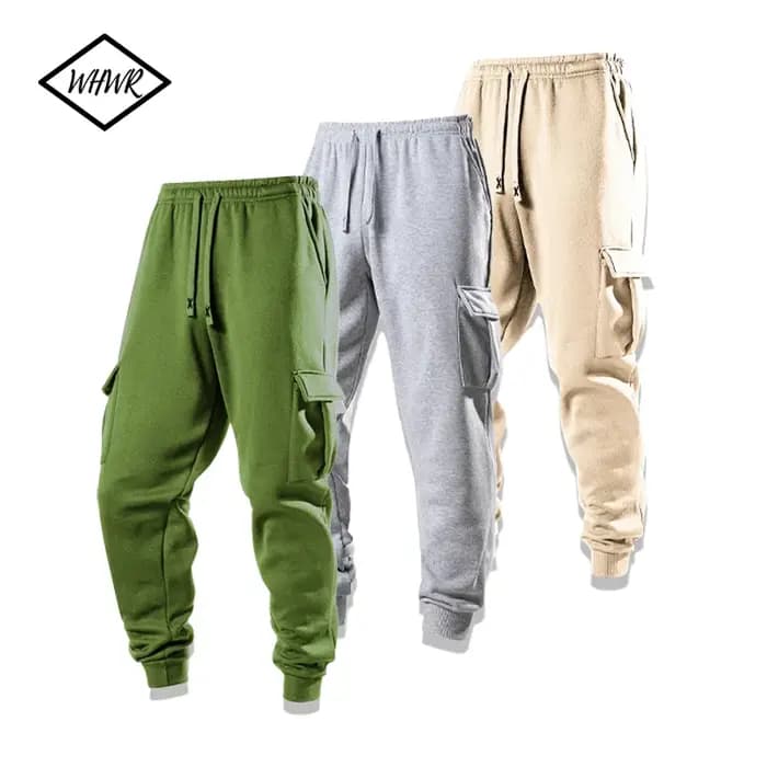 2025 nouveaux hommes Joggers pantalon ample cordon pantalons longs