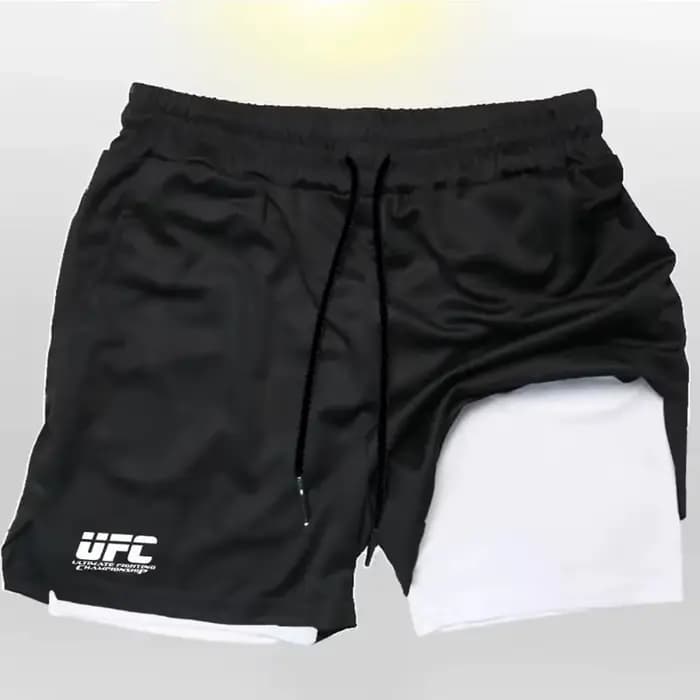 2025 nouveau VENOM hommes Fitness entraînement Double couche Shorts 2-en-1 séchage rapide gymnase plage course