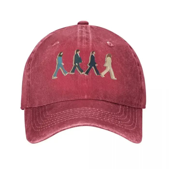 Casquette de baseball unisexe The Beatle en jean vieilli