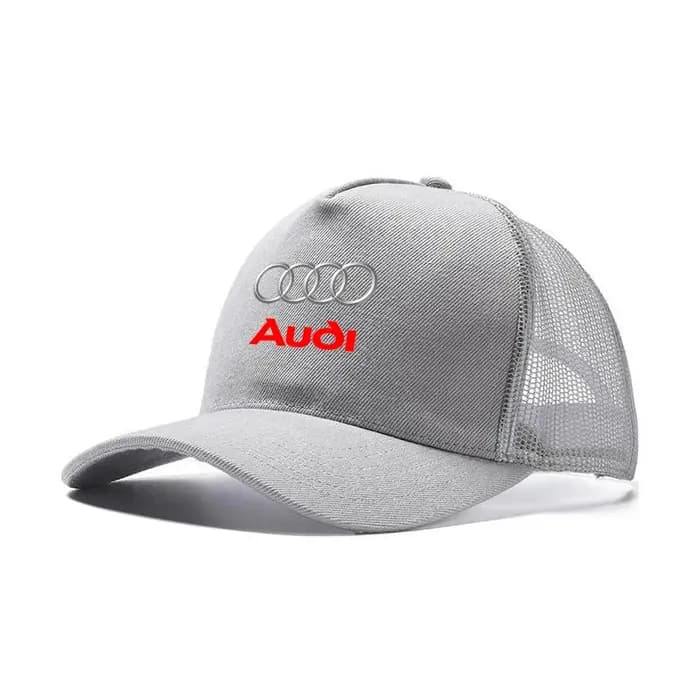 Casquette de baseball réglable pour sport en plein air avec autocollants pour Audi A4 B5 B6 B7 B8 B9 A3 8P 8V 8L A5 A6 C6 C5 C7 4F A1 A7 A8