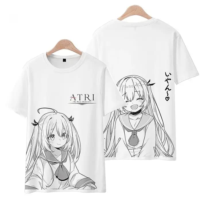 ATRI mes cher Moments jeu japonais AnimeT-Shirts hommes femmes t-shirt à manches courtes chemise de grande taille hauts