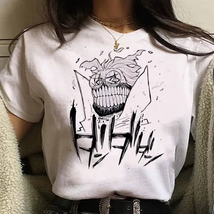 Dandadan Okarun t-shirt femme Y2k Vintage streetwear université gothique coréen vêtements chemise à